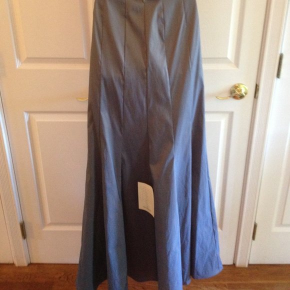 Bloomingdale's Tadashi Blue Formal Maxi Skirt 4 - Picture 2 of 11